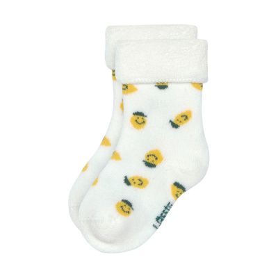 Lässig Terry Socks GOTS - 3-pack - Lemon Light Blue - Maat 12-14